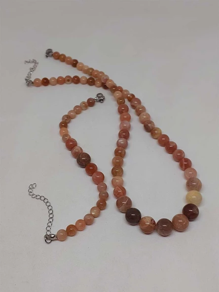 Galaksi Serisi Güneş Taşı Kolye & Bileklik Seti - Resim 5