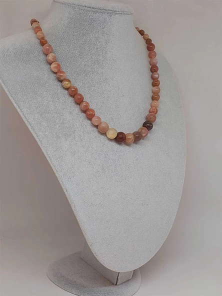 Galaksi Serisi Güneş Taşı Tasarım Kolye - Resim 4