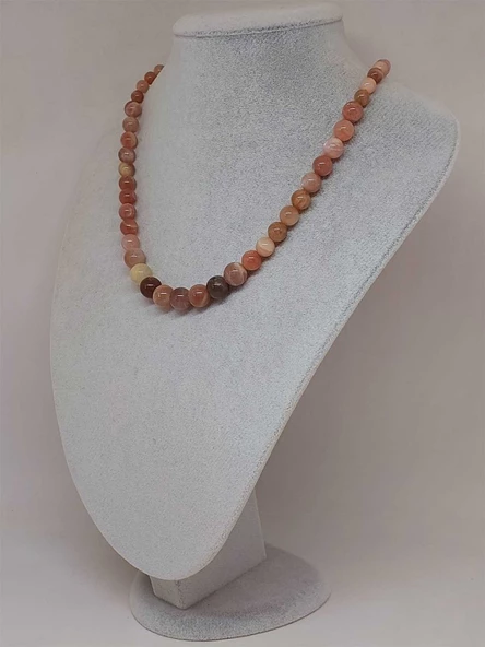 Galaksi Serisi Güneş Taşı Tasarım Kolye - Resim 5