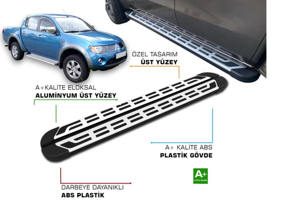 L200 2006 2007 2008 2009 2010 2011 2012 2013 2014  YAN BASAMAK ürün görseli 1