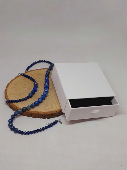 Galaksi Serisi Lapis Taşı Kolye & Bileklik Seti - Resim 3