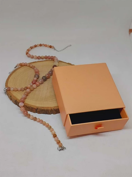 Galaksi Serisi Güneş Taşı Kolye & Bileklik Seti - Resim 4