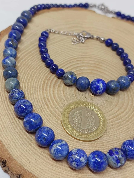 Galaksi Serisi Lapis Taşı Kolye & Bileklik Seti - Resim 4