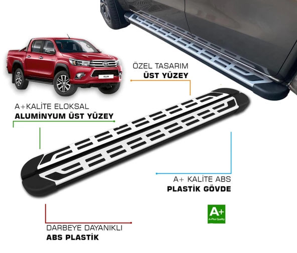 HILUX 8 2015 2016 2017 2018 2019 2020 2021 2022 2023 2024 YAN BASAMAK ürün görseli 1