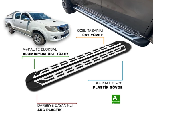 HILUX 2006 2007 2008 2009 2010 2011 2012 2013 2014 2015 YAN BASAMAK ürün görseli 1