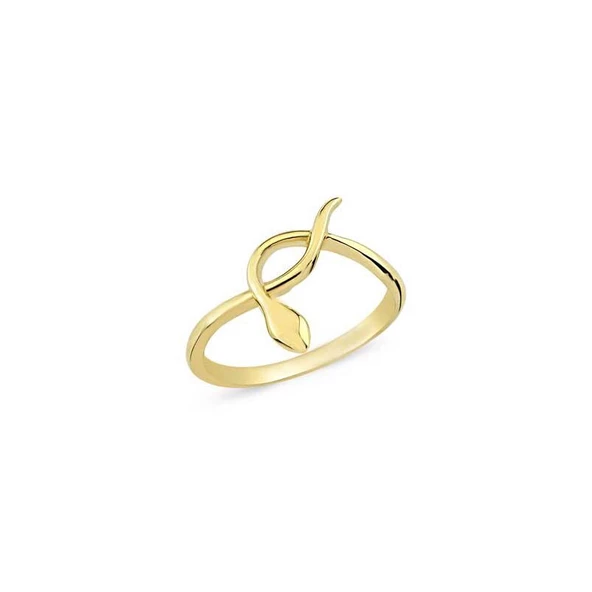 14 Ayar Altın Yılan Yüzük ürün görseli