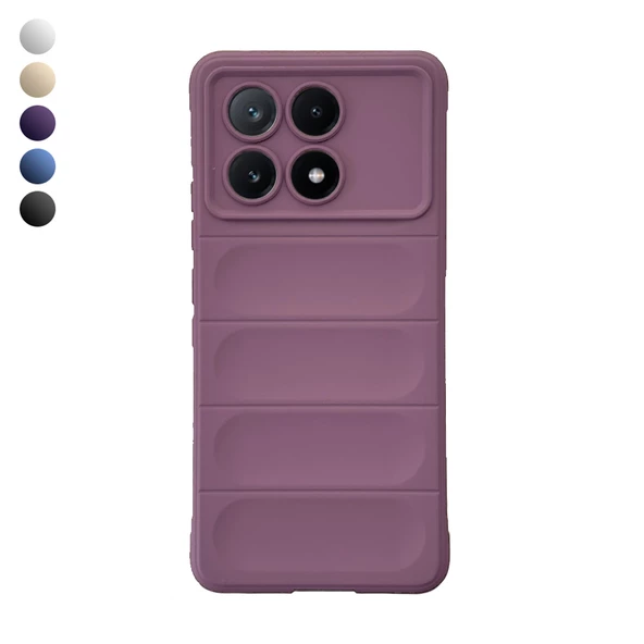 Xiaomi Poco X6 Pro Kılıf Optimum Lens Çerçeveli Silikon Kapak