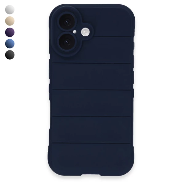 iPhone 16 Plus Kılıf Optimum Lens Çerçeveli Silikon Kapak