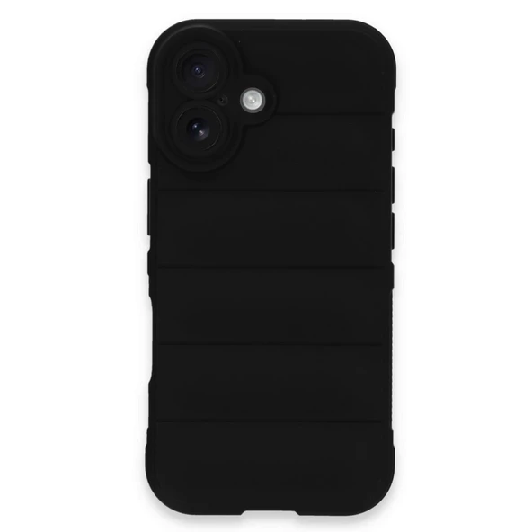 iPhone 16 Kılıf Optimum Lens Çerçeveli Silikon Kapak - 8