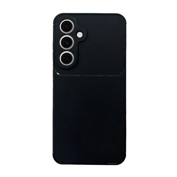 Samsung Galaxy S24 FE Kılıf Focus Carbon Silikon Kapak - 6