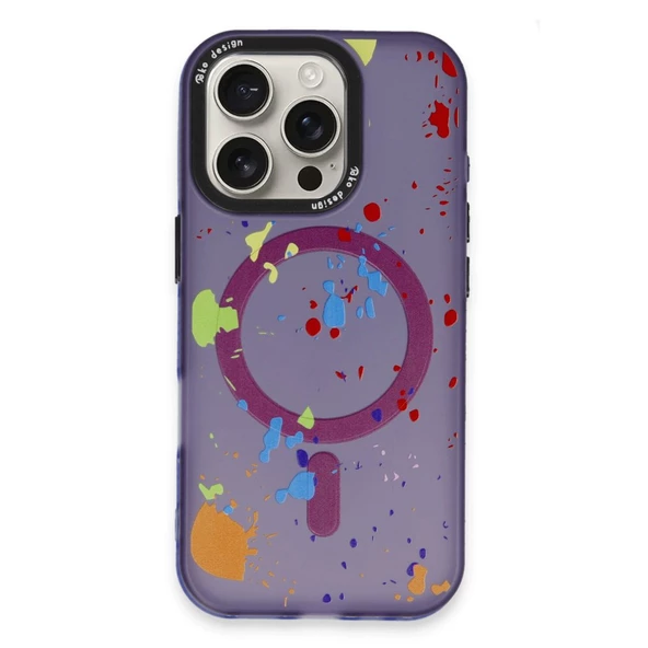 Joko iPhone 16 Pro Kılıf Colorful Seri Silikon Kapak - 3