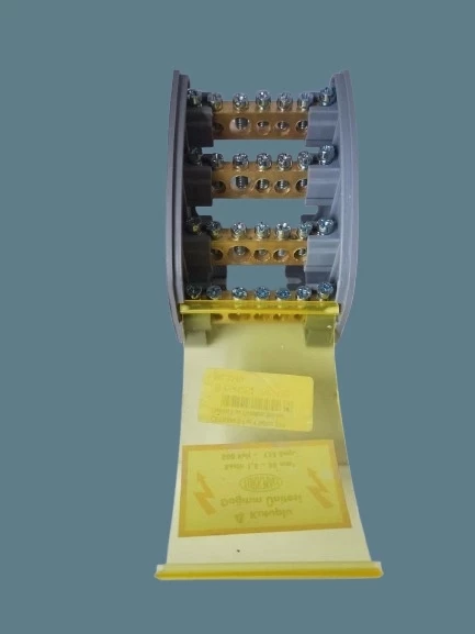 ÇETSAN 3 Faz 1 Nötür 2+5 Delikli Faz Dağıtım Barası - 4