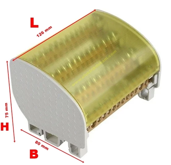 ÇETSAN 3 FAZ 1 NÖTÜR 2+13 DELİKLİ FAZ DAĞITIM BARASI - 2