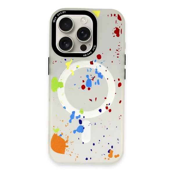 Joko iPhone 16 Pro Max Kılıf Colorful Seri Silikon Kapak - 8