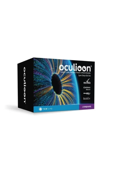 Oculioon Omega-3, Lutein, Zeaksantin, Vitamin Ve Mineral Içeren Takviye Edici Gıda 60 Yumuşak Kapsül 8680133001086 - 1