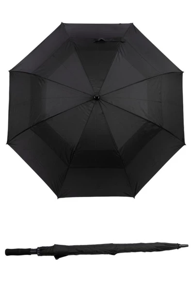 Marlux 1. Sınıf Kaliteli Protokol Şemsiye Düz Sap Rüzgar Korumalı Fiber Tel MARLUX10136M