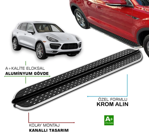 CAYENNE 2010 2011 2012 2013 2014 2015 2016 2017 YAN BASAMAK ürün görseli 1