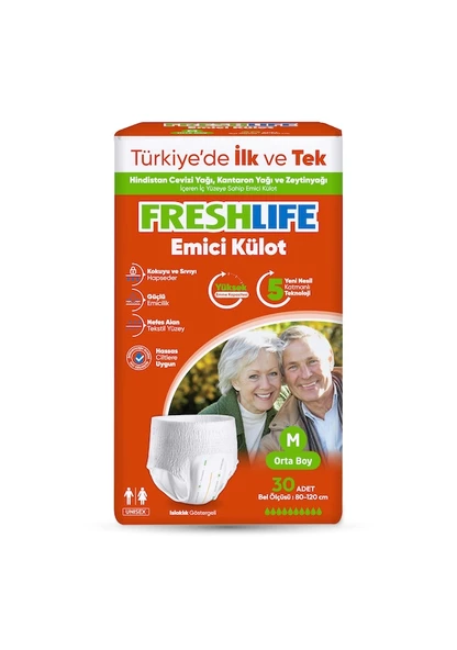 Freshlife Emici Külot Hasta Bezi M 30'lu - 9