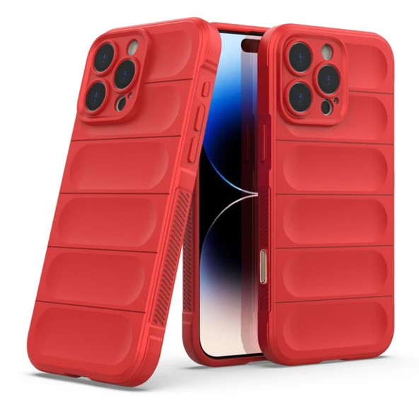 iPhone 16 Pro Max Kılıf Optimum Lens Çerçeveli Silikon Kapak - 9