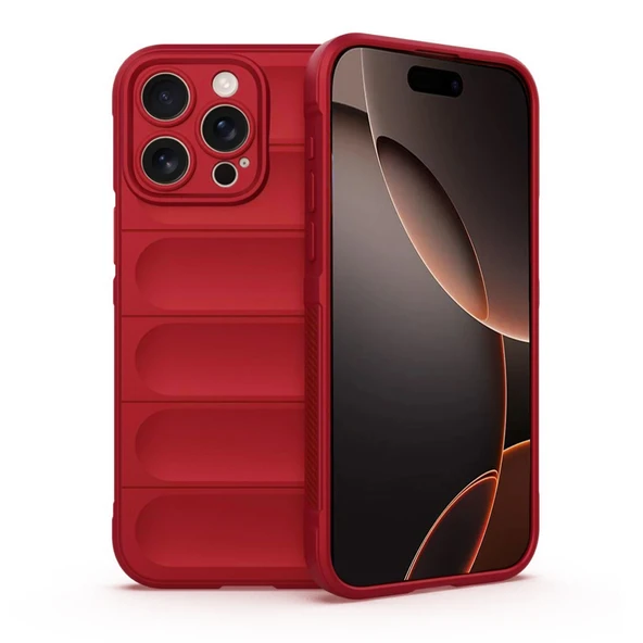 iPhone 16 Pro Max Kılıf Optimum Lens Çerçeveli Silikon Kapak - 8