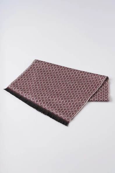 İnce Dokulu Desenli Viskon Şal Kaşkol Atkı - 8