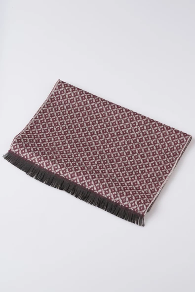 İnce Dokulu Desenli Viskon Şal Kaşkol Atkı - 7