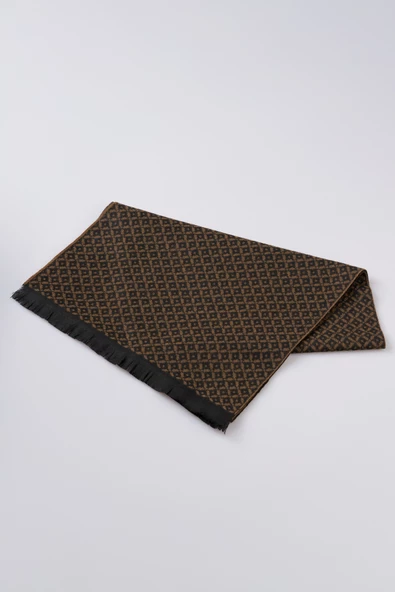 İnce Dokulu Desenli Viskon Şal Kaşkol Atkı - 11