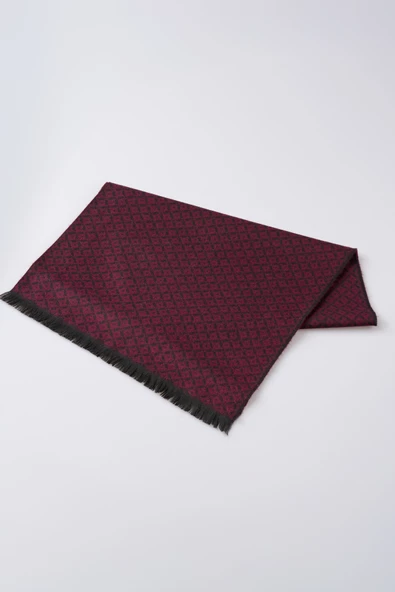 İnce Dokulu Desenli Viskon Şal Kaşkol Atkı - 2