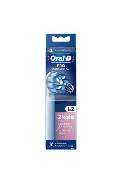 Oral-B Şarjlı Diş Fırçası Yedek Başlığı Sensitive  2 adet ürün - Resim 2