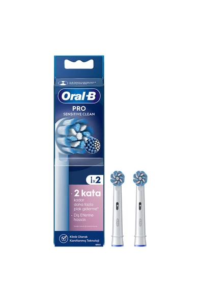 Oral-B Şarjlı Diş Fırçası Yedek Başlığı Sensitive  2 adet ürün - Resim 6