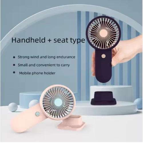 Şarjlı Taşınabilir El Tipi Mini Fan - 3