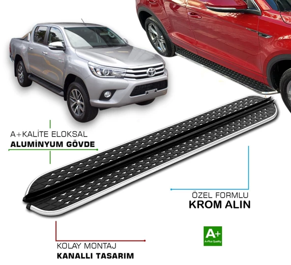 HILUX 2015 2016 2017 2018 2019 2020 2021 2022 2023 2024  2025 YAN BASAMAK