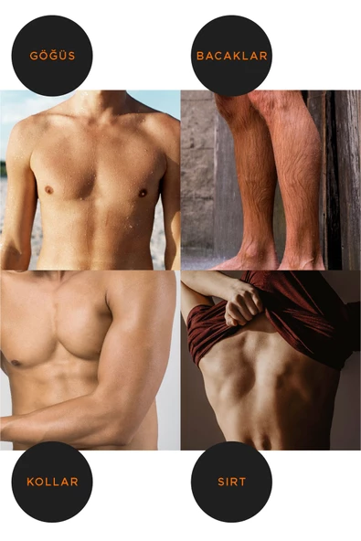 Veet Men Hassas Ciltler İçin Tüy Dökücü Krem 200 ml - Resim 5