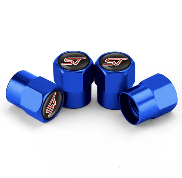 FORD ST OGOLU 4 ADET ALÜMİNYUM SİBOP KAPAK (MAVİ) ürün görseli