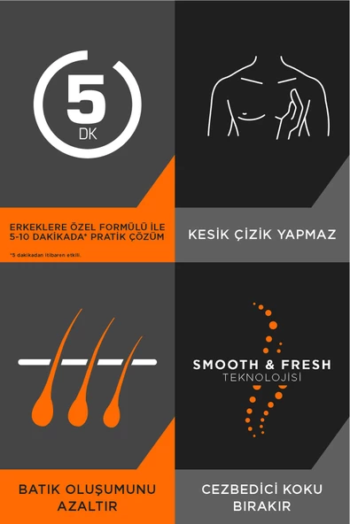 Veet Men Hassas Ciltler İçin Tüy Dökücü Krem 200 ml - Resim 4