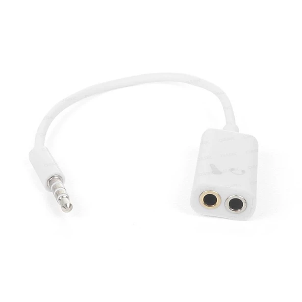 Dark 2 x 3.5 mm Stereo Dişi - 4pin 3.5mm Stereo Erkek Y Kablo