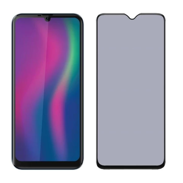 Smody Reeder S19 Max Pro S Gizli Hayalet Ekran Koruyucu Temperli Cam Yandan Gözükmez - Resim 3