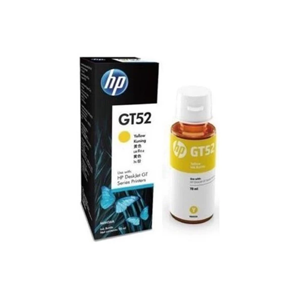 HP GT52 Yellow Sarı Mürekkep