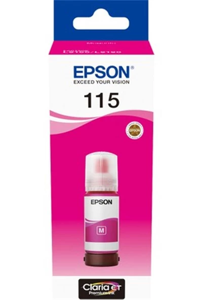 Epson 115 Magenta Kırmızı Şişe Mürekkep
