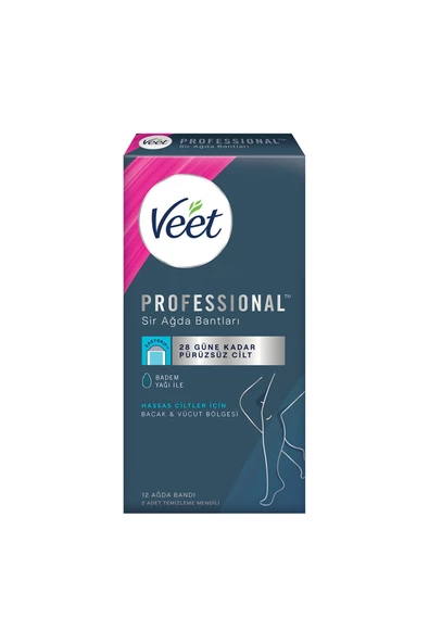 Veet Professional Ağda Bandı Hassas 12'li