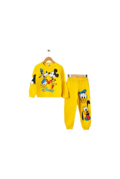 Erkek Çocuk Karakter Baskılı 4/12 Yaş Eşofman Takımı