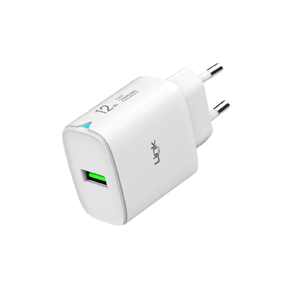 LinkTech C302 12W Auto ID Lightning Kablolu Şarj Aleti Set - 7