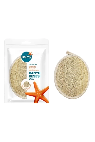 Balmy Kabak Oval Banyo Kesesi