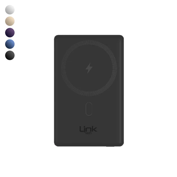 LinkTech WP15 Premium 5000 mAh 15W Kablosuz Şarj Powerbank
