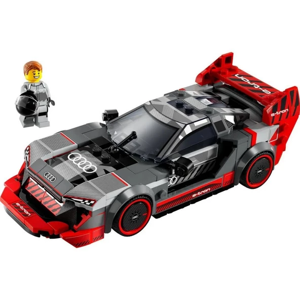 Lego 274 Parça Audi S1 E-Tron Quattro Speed Champions - Mavi Su Dünyası - 2