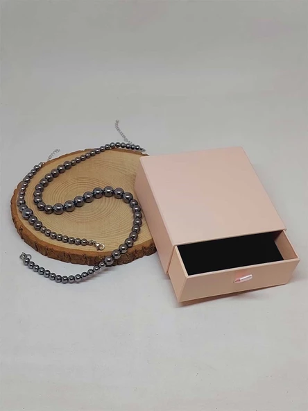 Galaksi Serisi Terahertz Taşı Kolye & Bileklik Seti - Resim 3