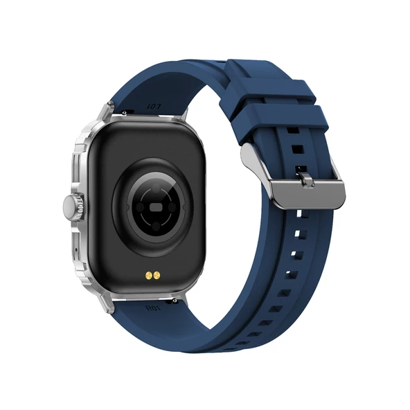 Logia Tech8 49mm Spor Akıllı Saat Alüminyum Kasa Silikon Kordon - 3