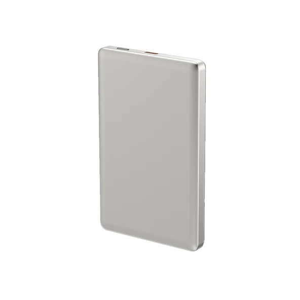 Logia Magslim 5S 5000 mAh Magsafe Kablosuz Powerbank Gümüş - 2