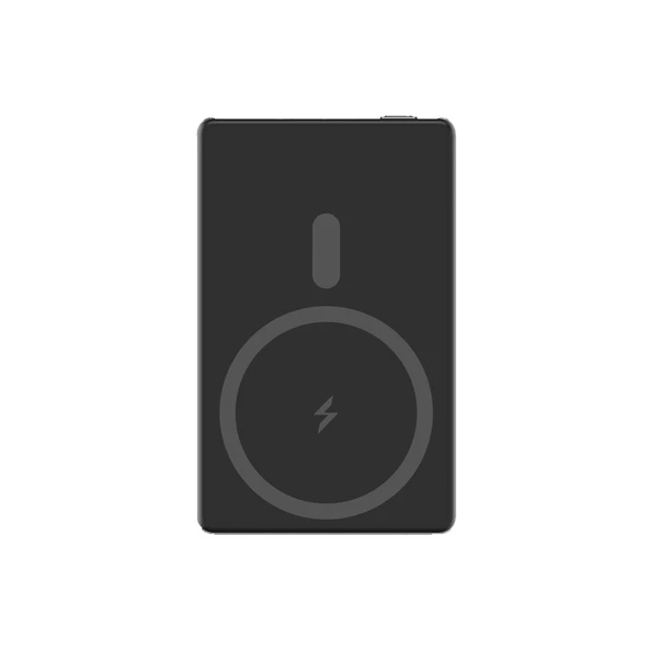 Logia Magslim 5S 5000 mAh Magsafe Kablosuz Powerbank Gümüş - 3