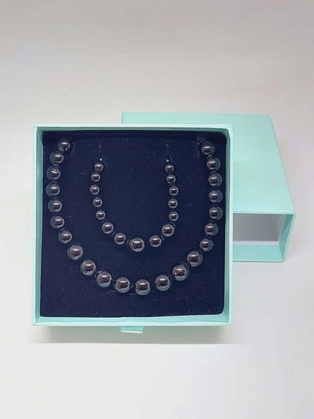 Galaksi Serisi Turmalin Taşı Kolye & Bileklik Seti - Resim 6